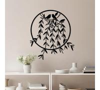 Hanah Home Accessoire mural élégant et décoratif en métal, 56 x 56 cm, 100% métal (1,5 mm d'épaisseur) - Design durable et élégant pour la décoration intérieure - Poids léger : 1,4 kg