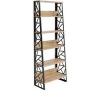 - Bibliothèque en aggloméré et métal Francis Modèle 4