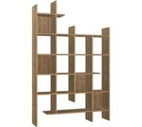 Hanah Home - Bibliothèque en aggloméré Manco bois foncé Bois foncé G