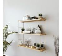 Hanah Home Bochum, mélamine, chêne doré, Taille Unique