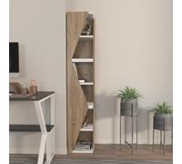 Hanah Home Bookshelf, Noyer Blanc, Taille Unique
