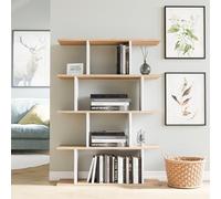 Hanah Home Bookshelf, Oak White, Taille Unique