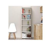 Hanah Home Bookshelf, Pin Blanc Atlantique, Taille Unique