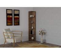 Hanah Home Bookshelf, Walnut, Taille Unique