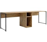 Hanah Home Bureau Double en aggloméré Ikili