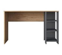 Hanah Home - Bureau en aggloméré avec étagère intégré Steve Noyer G