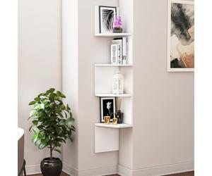 Hanah Home Desaldo, mélamine, Blanc, Taille Unique