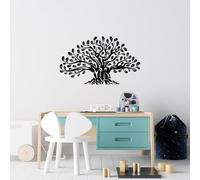 Hanah Home Élégant accessoire mural décoratif en métal, noir, 42 x 70 cm, 100% métal, 1,5 cm d'épaisseur, parfait pour la décoration d'intérieur moderne et les espaces de bureau