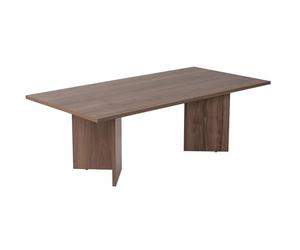 Hanah Home Élégante Table à café en Noyer, 100% mélamine, épaisseur 18 mm, Design élégant et Durable pour Les Salons et Les espaces Modernes
