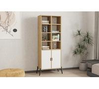 Hanah Home Étagère à Livres, Sapphire Oak White, Taille Unique