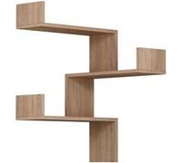 Hanah Home - Etagère murale d'angle Luksa Beige G