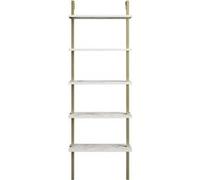 Hanah Home - Etagère murale en aggloméré et métal Piante Blanc G