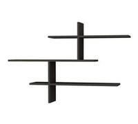 Hanah Home - Etagère murale en aggloméré Leo Anthracite G