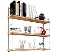 Hanah Home - Etagère murale en bois et métal Duvar naturel G
