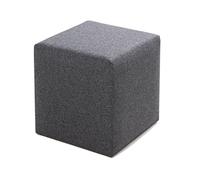 Hanah Home, Kare- BLC1456, Gris, Pouf, Cadre : Bois de hêtre / MDF