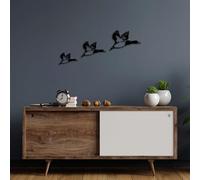 Hanah Home Lot de 3 accessoires muraux décoratifs élégants en métal - 100% métal - 1 mm d'épaisseur - 11 x 16 cm, 14 x 22 cm, 18 x 27 cm - Idéal pour la décoration d'intérieur