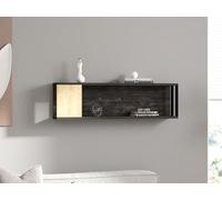 Hanah Home Meedo, mélamine, Atlantic pin Anthracite, Taille Unique