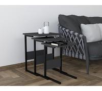 Hanah Home Nesting Table (3 pièces), Planche à découper 100% mélamine, Taille Unique