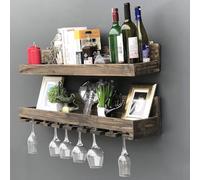 Hanah Home Raf124, Bois Massif, Walnut, Taille Unique