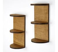 Hanah Home Raf259, Plywood, Walnut, Taille Unique