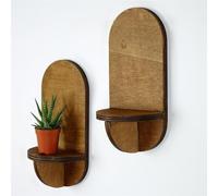 Hanah Home Raf262, Plywood, Walnut, Taille Unique