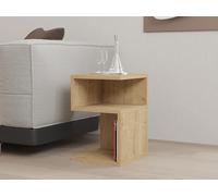 Hanah Home Sapphire - Table latérale - 29,6 cm de Large x 45 cm de Hauteur x 31,4 cm de Profondeur - 100% mélamine - Épaisseur : 18 mm - Élégante et Fonctionnelle pour n'importe Quelle pièce