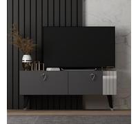 Hanah Home Support TV, mélamine, Anthrazit, Taille Unique