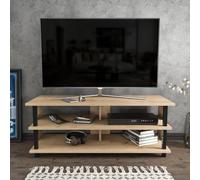 Hanah Home Support TV, mélamine, Beige foncé, Taille Unique