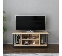 Hanah Home Support TV, mélamine, Beige foncé, Taille Unique