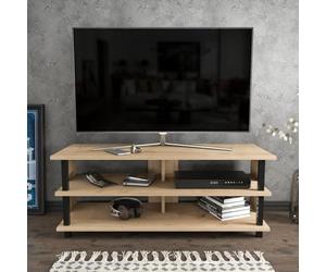 Hanah Home Support TV, mélamine, Beige foncé, Taille Unique