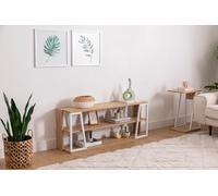 Hanah Home Support TV, mélamine, Blanc Saphir, Taille Unique
