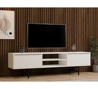 Hanah Home Support TV, mélamine, Blanc, Taille Unique