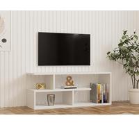 Hanah Home Support TV, mélamine, Blanc, Taille Unique