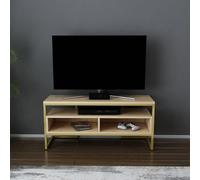 Hanah Home Support TV, mélamine, Chêne doré, Taille Unique