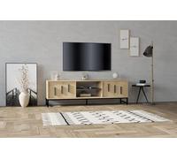 Hanah Home Support TV, mélamine, Chêne Saphir, Taille Unique