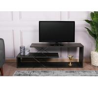 Hanah Home Support TV, mélamine, Marron foncé, Taille Unique