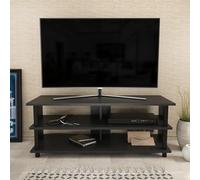 Hanah Home Support TV, mélamine, Noir/Anthracite, Taille Unique