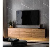 Hanah Home Support TV, mélamine, Pin Atlantique, Taille Unique