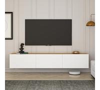Hanah Home Support TV, mélamine, Pin Blanc Atlantique, Taille Unique