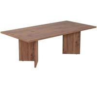 Hanah Home Table basse élégante, pin atlantique, 100 % panneaux de particules revêtus de mélamine, 18 mm d'épaisseur, idéale pour les salons modernes et les espaces confortables, design durable et