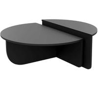 Hanah Home - Table basse en aggloméré Podium noir Noir