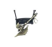 Hanaiette 1 porte-clés en alliage modèle d'arme pour World of Warcraft avec support d'arme, style 1, taille unique