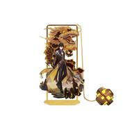 Hanaiette Genshin Impact Figure Marque-page en métal (Zhongli, 1 pièce)