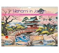 Hanami au Japon (calendrier mural 2026 DIN A4 paysage) calendrier mensuel CALVENDO
