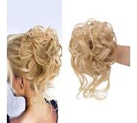 Hanaoops Pince Cheveux Postiche Chignon Messy Morceau de Bouclés Chouchou Cheveux Extension Naturels Synthétique Queue de Cheval Chignons Extensions à Clips Chignon pour Femmes
