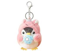 Hanaoops Porte-Clés pour Femme Fille Porte Clés en Peluche Mignons Décoratifs Pendentif en Peluche Bijou de Sac à Main pour Enfants et Adultes (Licorne, taille unique)