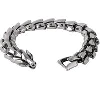 Hanary Bracelet dragon viking en argent et acier inoxydable Ouroboros Jormungandr