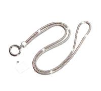 HANASE Sangle de téléphone Strass Paillettes téléphone lanière téléphone Portable Diamant Cristal chaîne Sangles Porte-clés Anti-Perte Corde Cordon Suspendu, T7