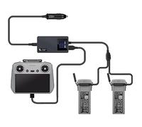 Hanatora Chargeur de batterie de voiture LCD pour drone DJI Air 3, charge 12 V, accessoires de hub de charge rapide