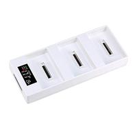 Hanatora Hub de charge de batterie pour DJI Phantom 4/4 Advanced/4 Pro V2.0/4 Pro Plus Obsidian, chargeur multiple 3 en 1 avec indicateur de charge et écran LCD